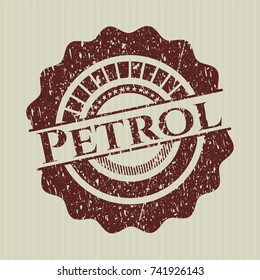 Red Petrol distress grunge stamp