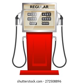 Red Petrol Station Usa Stock Vector (Royalty Free) 272508896 | Shutterstock