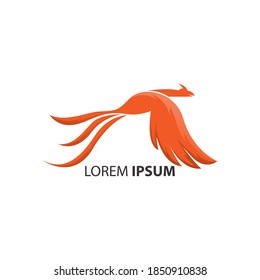 red phoenix bird logo.
company logo