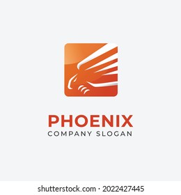 plantilla de logotipo de la compañía Red Phoenix