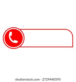 A red phone notification symbolizing a call or message alert