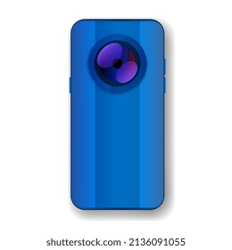 objeto realista de rediseño del teléfono rojo 