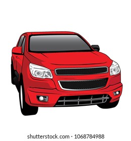 Red Pickup Trucks 