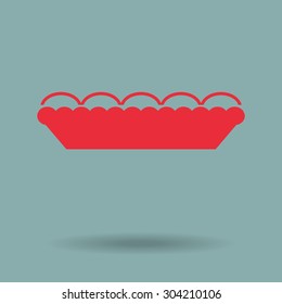 Red Pie icon 