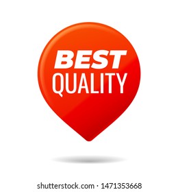 Red Pin on white background. Best Quality