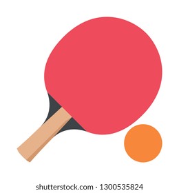 Red Ping Pong Paddle