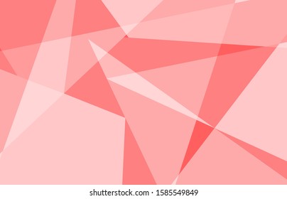 red and pink abstract geometric background modern design on light vector illustration.