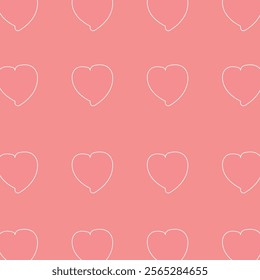 Red and pink background. Gift wrap or greeting card for Valentine's Day.