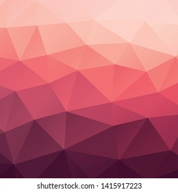 Red Pink Background Polygonal Triangle