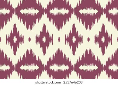 Vermelho rosa com pintura bege mancha damask chevron, Moda botânica étnica lindo colorido ornamental desenho ogee sem costura infinita moda têxtil ornamento faixa padrão de impressão