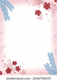 red pink blue colorful abstract illustration, background, wallpaper, card invitation design