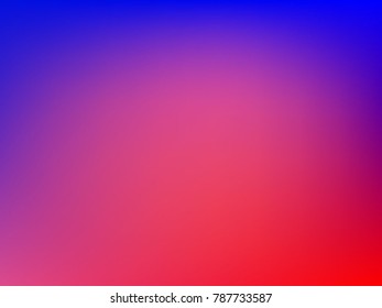 Red, pink and blue gradient mesh background in rainbow colors. Abstract blurred smooth image. Smooth blend banner template. Iridescent holographic wallpaper, frame, banner.