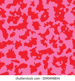 Red and pink camouflage pattern print background