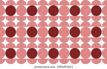 red and pink circle quarter, diamond patter group checker board repeat seamless pattern design for fabric print patter