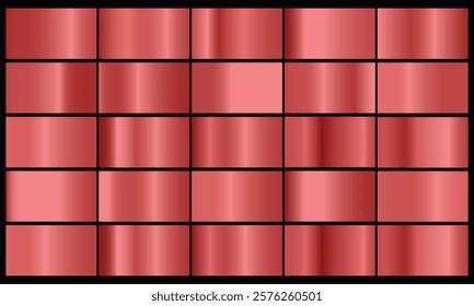 A red and pink color display with the text gradient color.