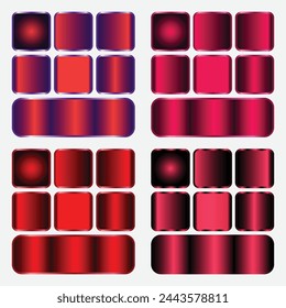  red , pink color Gradient set