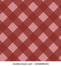 rombo rosado gingham cuadrado a cuadros patrón repite textil sin costuras perfecto para ropa de tela fondo historia de producto distribución de rollo de ropa de rombo proyecto revista estética vintage