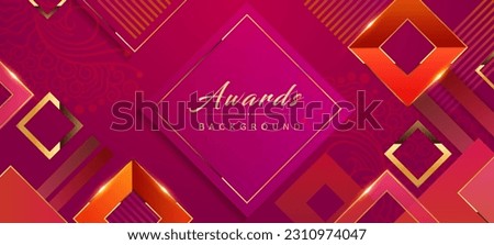 Red and Pink Dimond Luxury Premium Cover Design. Royal Wedding Design. Modern Design Background. Event Corporate Look. Stock foto © 