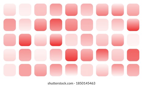 red pink gradients swatches backgorund big set