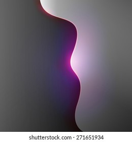 Red, pink and grey background, color light and metal, vector.