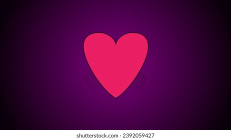 red pink hearts on multicolor background love heart abstract design 