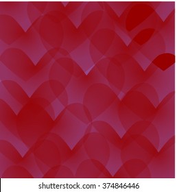 red and pink hearts pattern
