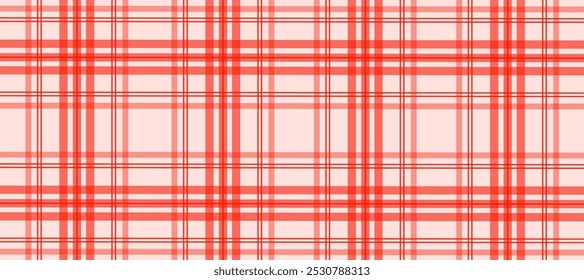 Red and pink plaid fabric texture background