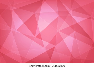 red and pink  polygon geometric abstract background 