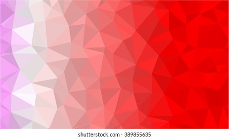 Red pink polygonal background