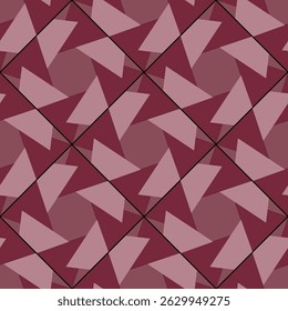 red and pink seamless pattern geometry