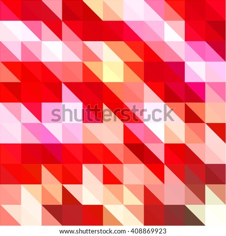 Red Pink Triangle Grid Background Stock Vector (Royalty Free) 408869923 ...