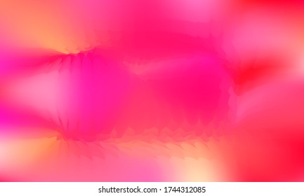 Red and pink wallpaper. Soft and blurred wrapped abstract gradient background.