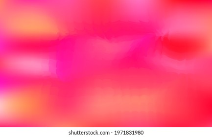 Red and pink wallpaper. Soft and blurred wrapped abstract gradient background.