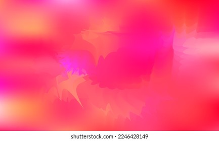 Red and pink wallpaper. Soft and blurred wrapped abstract gradient background.