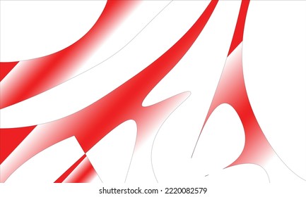 red, pink and white abstract