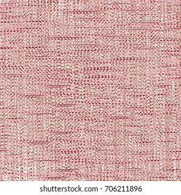 Red pinkish worn sackcloth texture. Abstract vector.