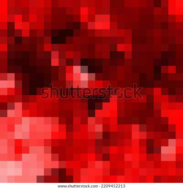 Red Pixel Vector Background Presentation Template Stock Vector Royalty