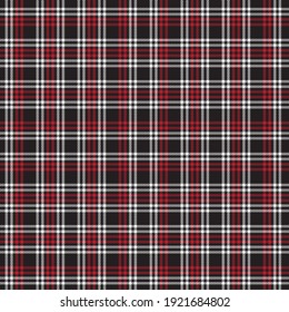 Red Plaid, checkered, tartan seamless pattern suitable for fashion textiles and graphics