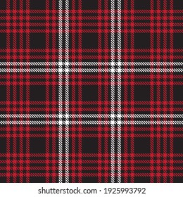 Red Plaid, checkered, tartan seamless pattern suitable for fashion textiles and graphics