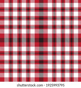 Red Plaid, checkered, tartan seamless pattern suitable for fashion textiles and graphics