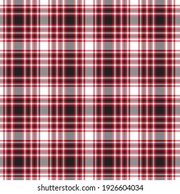 Red Plaid, checkered, tartan seamless pattern suitable for fashion textiles and graphics