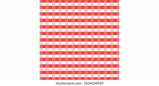 Red plaid pattern background. plaid pattern background. plaid background. Seamless pattern. for backdrop, decoration, gift wrapping, gingham tablecloth, blanket, tartan, fashion fabric print.