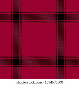 Red plaid pattern vector background