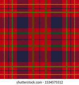 Red plaid pattern vector background