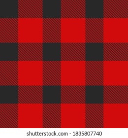 Red plaid pattern vector background