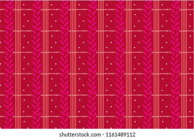 Red Plaid Repeating Pattern