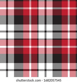 Red Plaid Tartan Seamless Pattern for shirt printing, fabric, textiles, jacquard patterns, backgrounds and websites