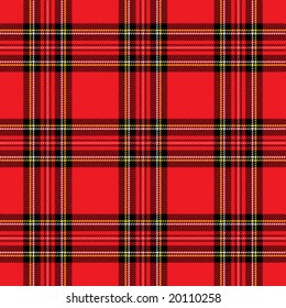 Red Plaid Vector