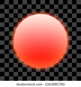 Red planet. Abstract solar system with planets and stars in orbit. Meteorite and comet. Space futuristic creative design. Vector illustration