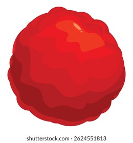 O planeta vermelho Marte está voando no espaço aberto com crateras na superfície